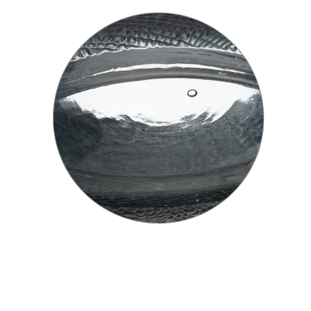 VASO DECORATIVO VIDRO (PRETO) 25cm 29,5d