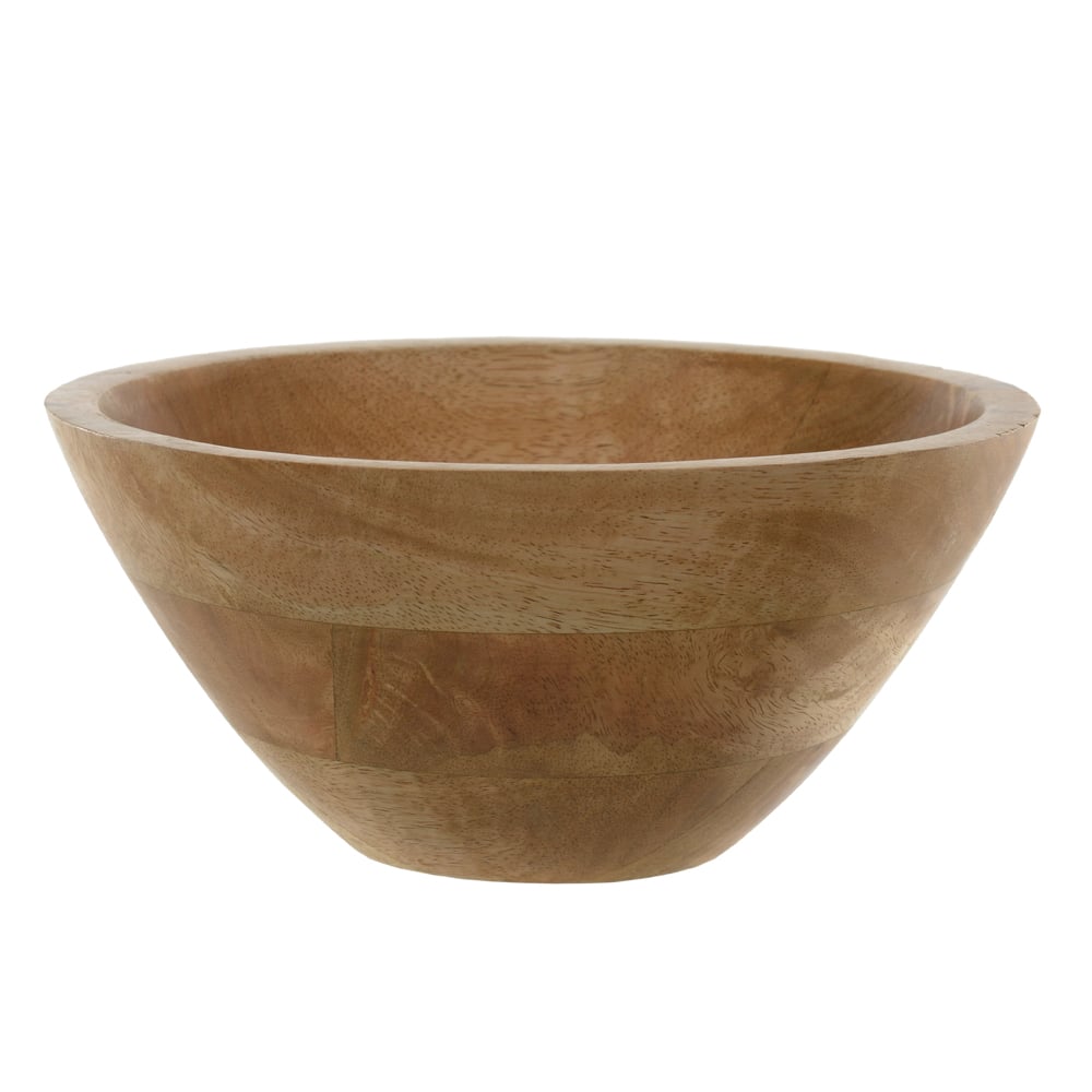 BOWL MADEIRA 10X22X22cm (MARROM)