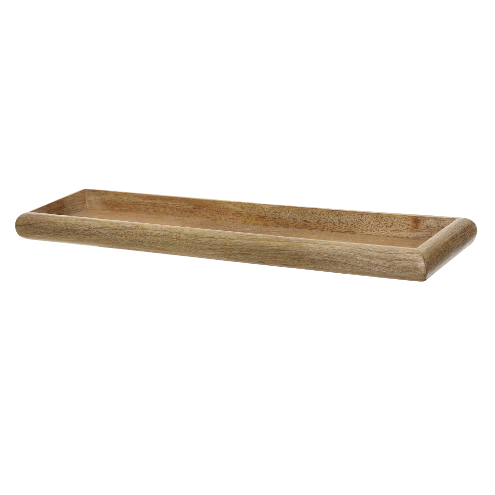BANDEJA DE MESA MADEIRA 3,5X12,5X50,5cm (BEGE)