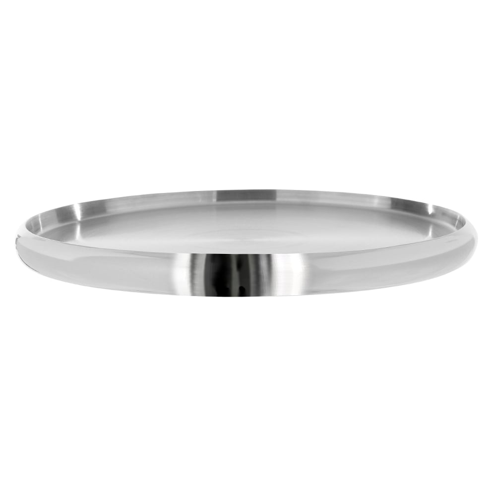 BANDEJA REDONDA ACO INOX 3,5X36cm CLASSIC (PRATA)