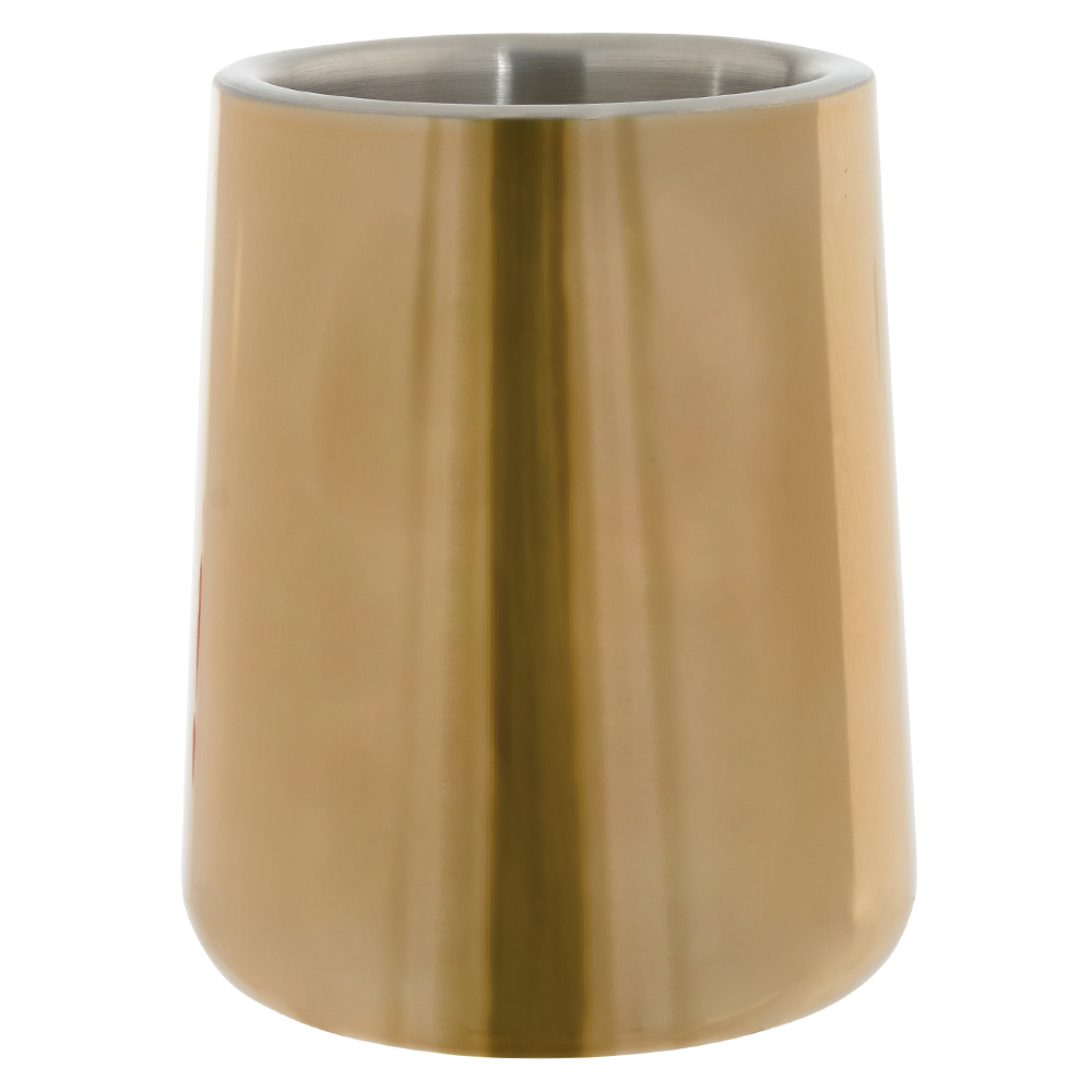 COOLER PARA VINHO ACO INOX 1900ml 20X14cm ESPLENDORE (DOURADO)