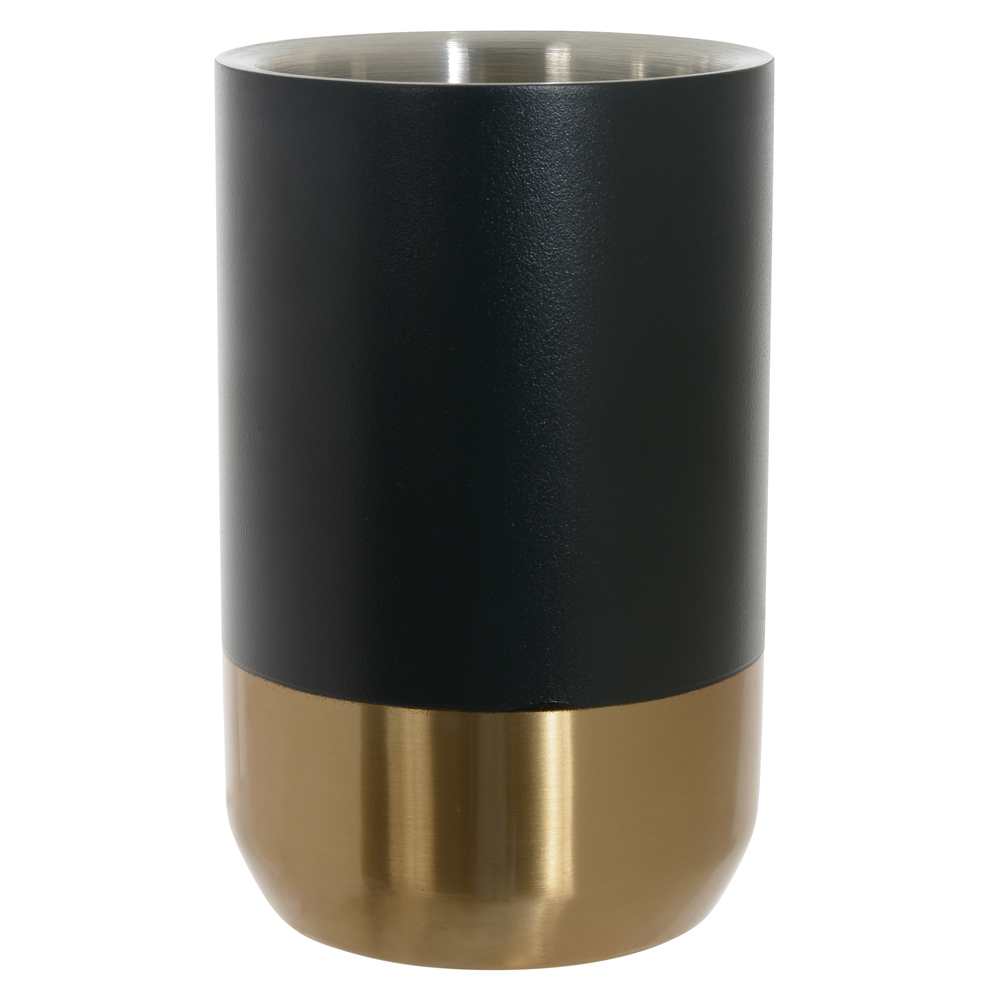 COOLER PARA VINHO ACO INOX 1500ml 19,5X12cm ELEGANZA (PRETO)