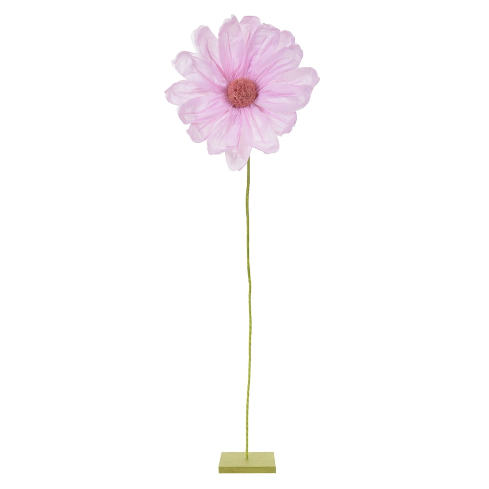 FLOR DECORATIVA PAPEL (ROSA) 1,1m