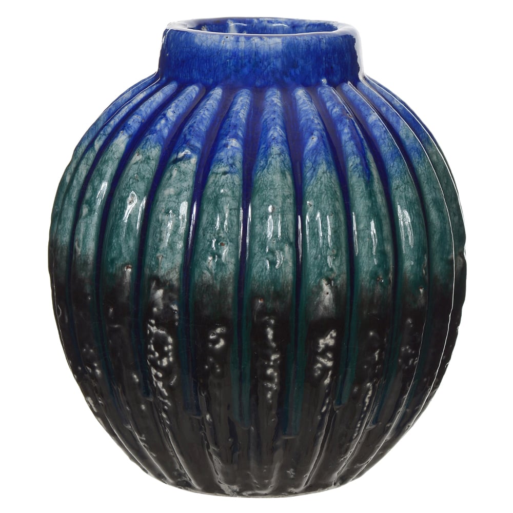 VASO DECORATIVO CERAMICA (COLORIDO) 26cm 25d