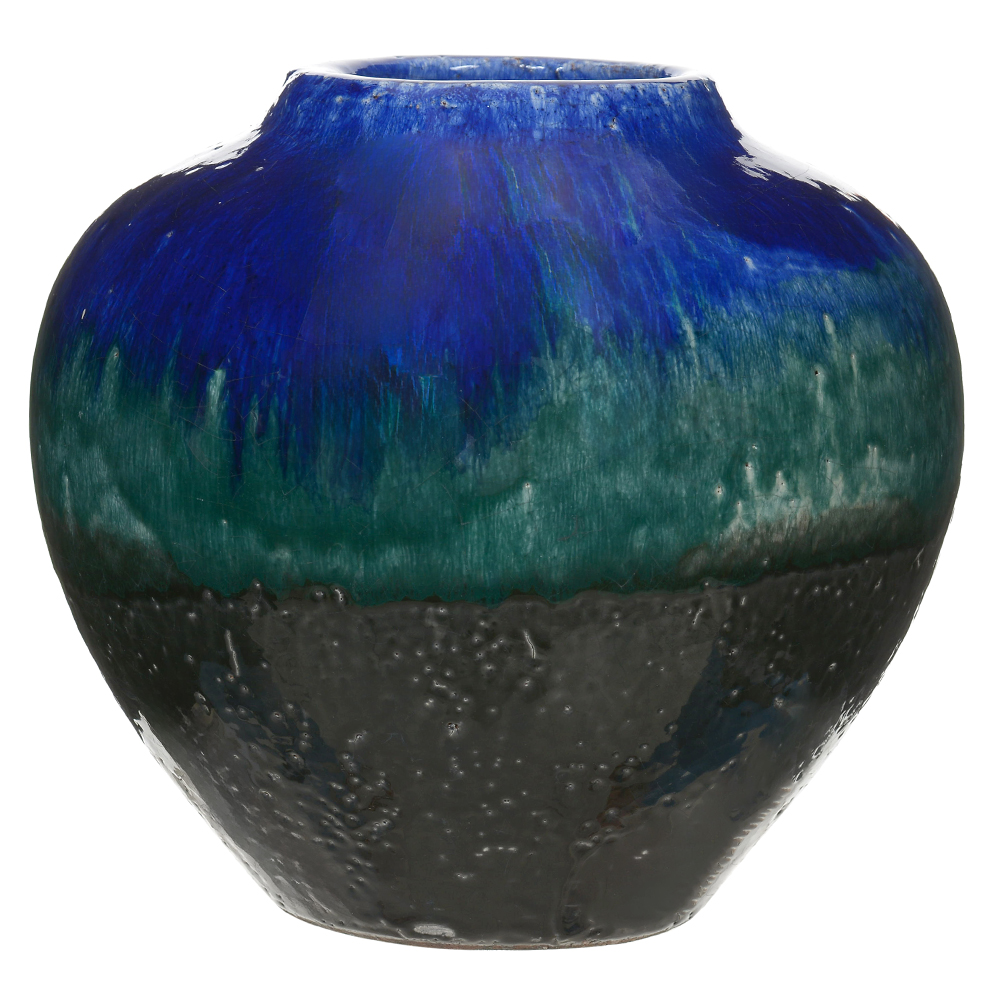 VASO DECORATIVO CERAMICA (COLORIDO) 22,5cm 25d