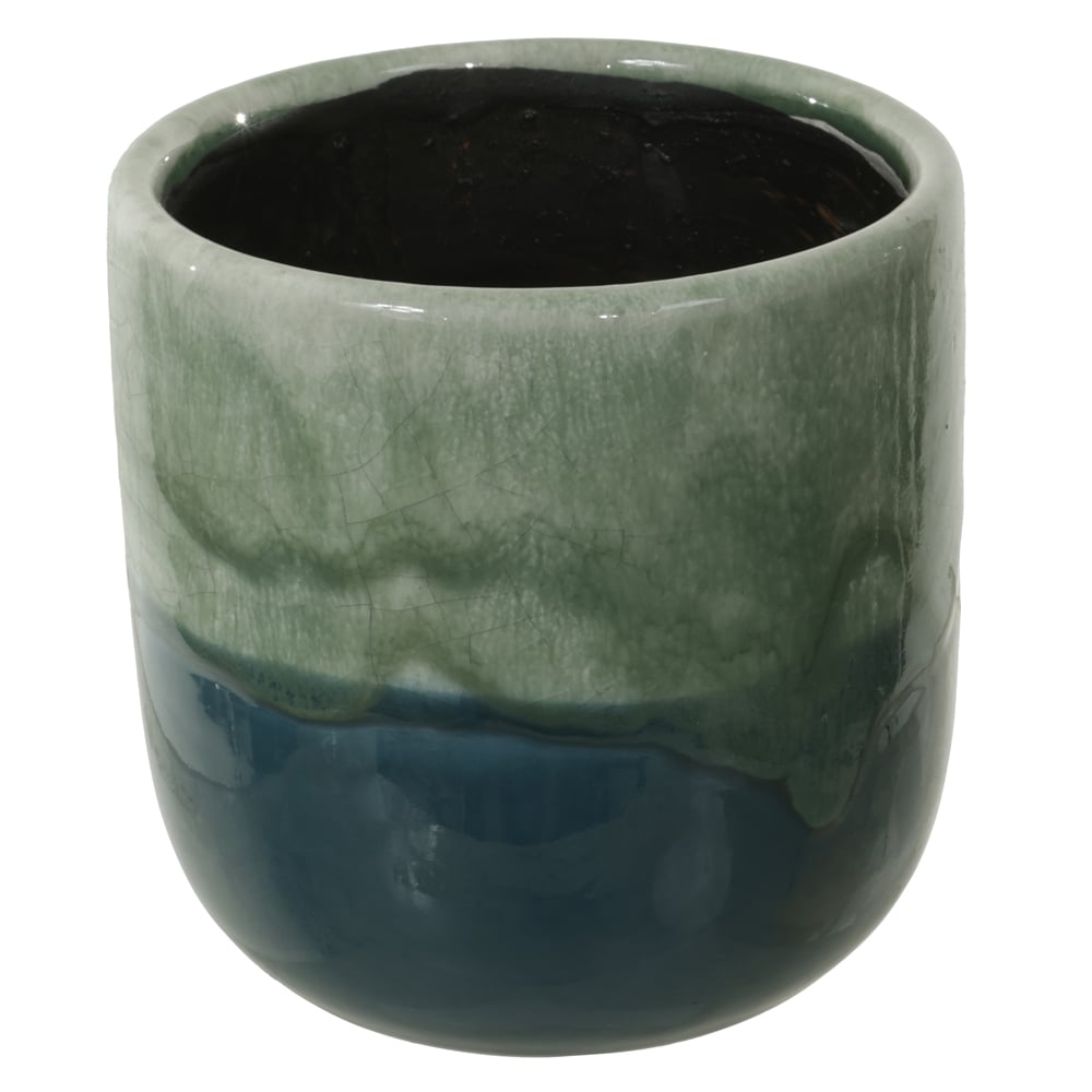 CACHEPOT CERAMICA (COLORIDO) 14,5cm 14,5d