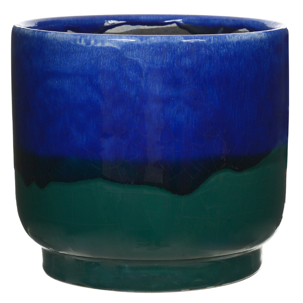 CACHEPOT CERAMICA (COLORIDO) 15,5cm 17d