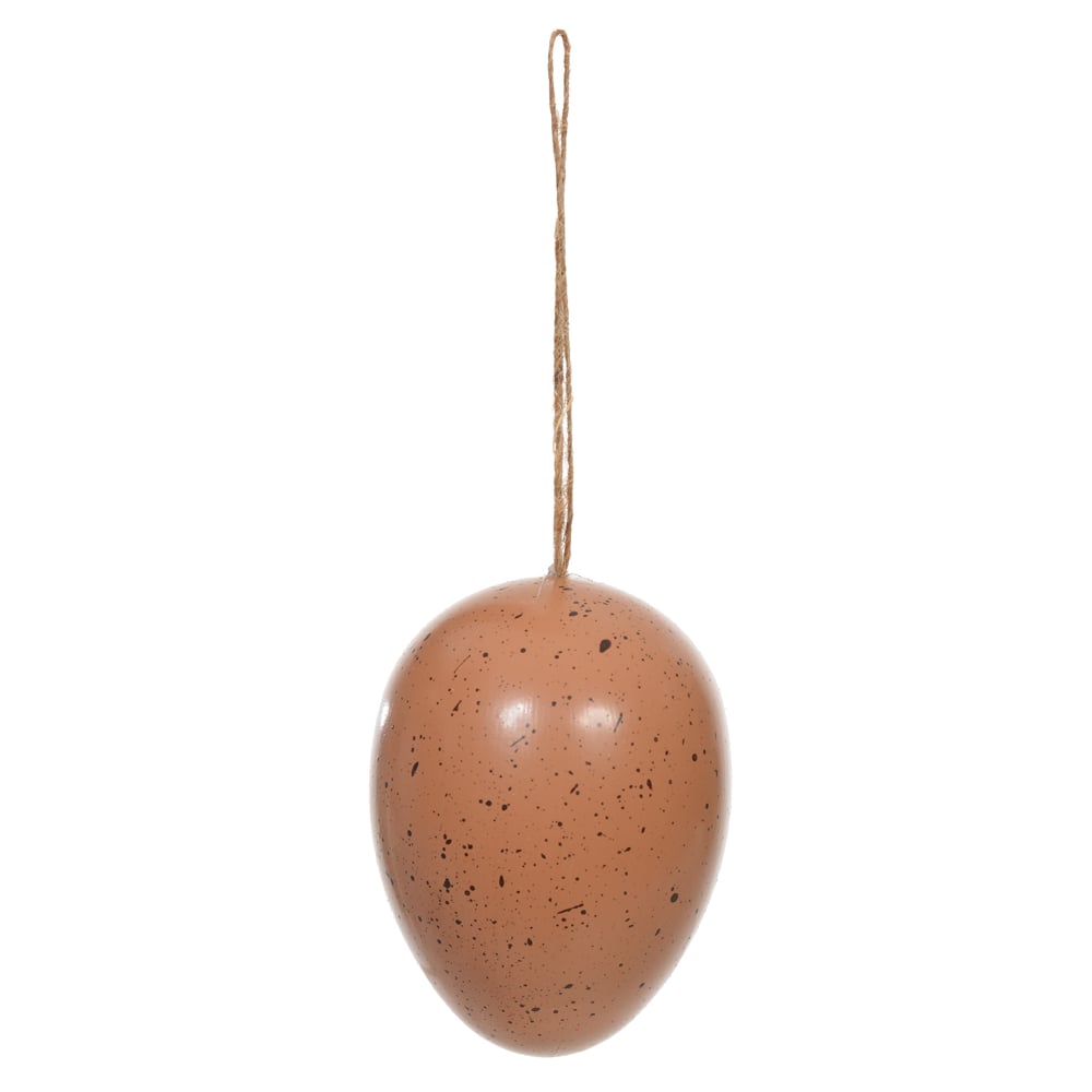 OVO PENDURAR (MARROM) 12cm