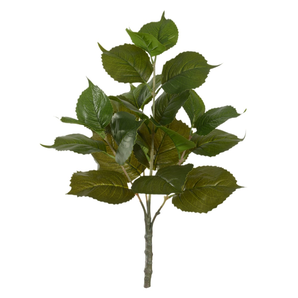 F.HORTENSIA FORRACAO REAL TOQUE X24 (VERDE) 50cm