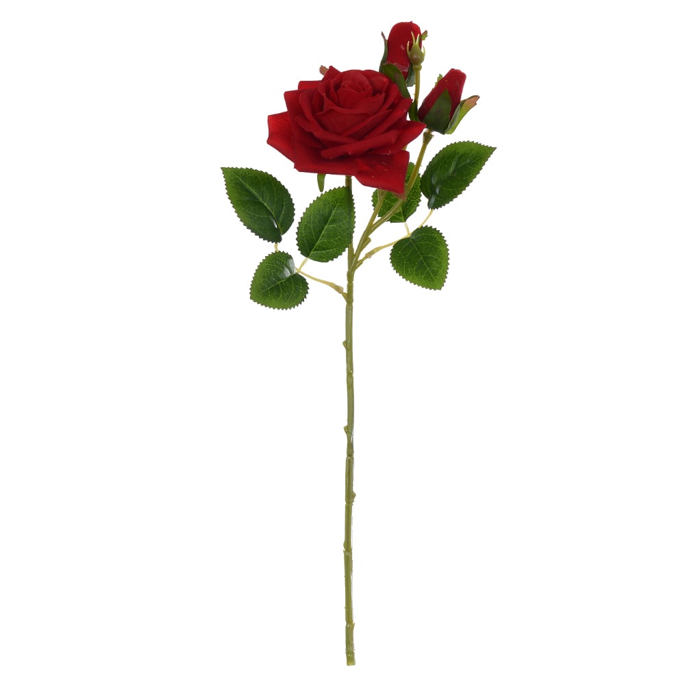 H.ROSA AVELUDADO X3 (VERMELHO) 43cm