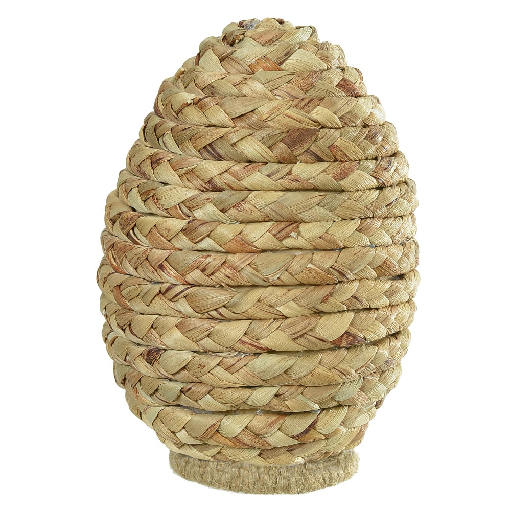OVO DECORATIVO PALHA (BEGE) 15cm