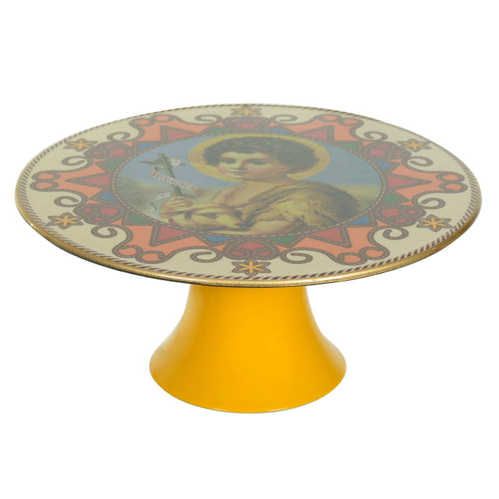 SUPORTE DOCES SAO JOAO (AMARELO) 10X25cm 22D