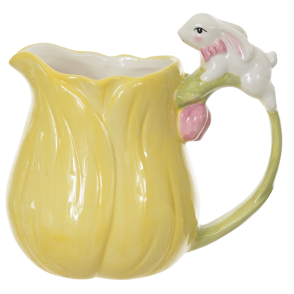 VASO DECORATIVO (AMARELO) 16,4cm
