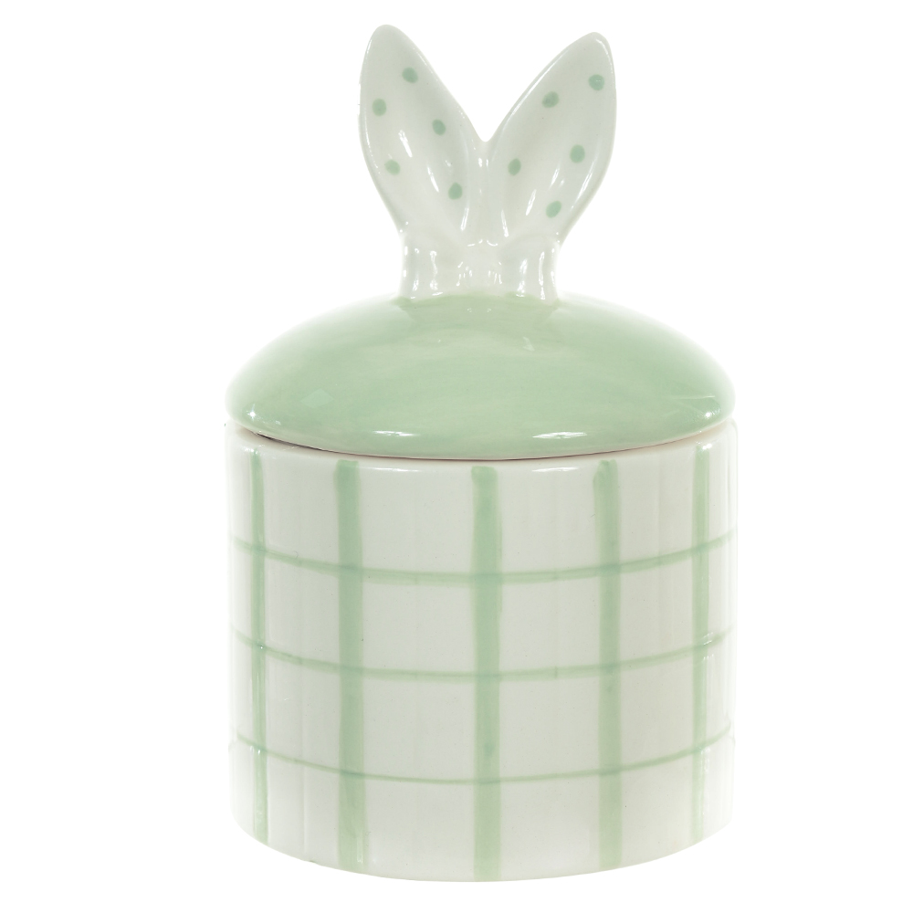 POTE DECORATIVO TAMPA (VERDE DOURADO) 8,7pol