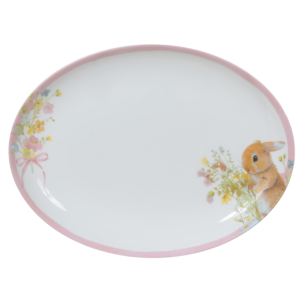 TRAVESSA VIDRO OPALINO (COLORIDO) 33cm