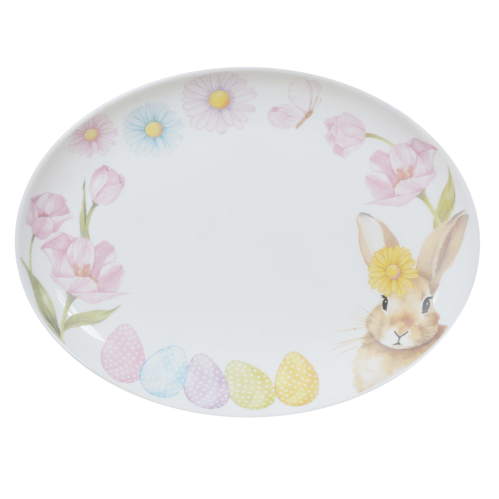 TRAVESSA VIDRO OPALINO (COLORIDO) 33cm