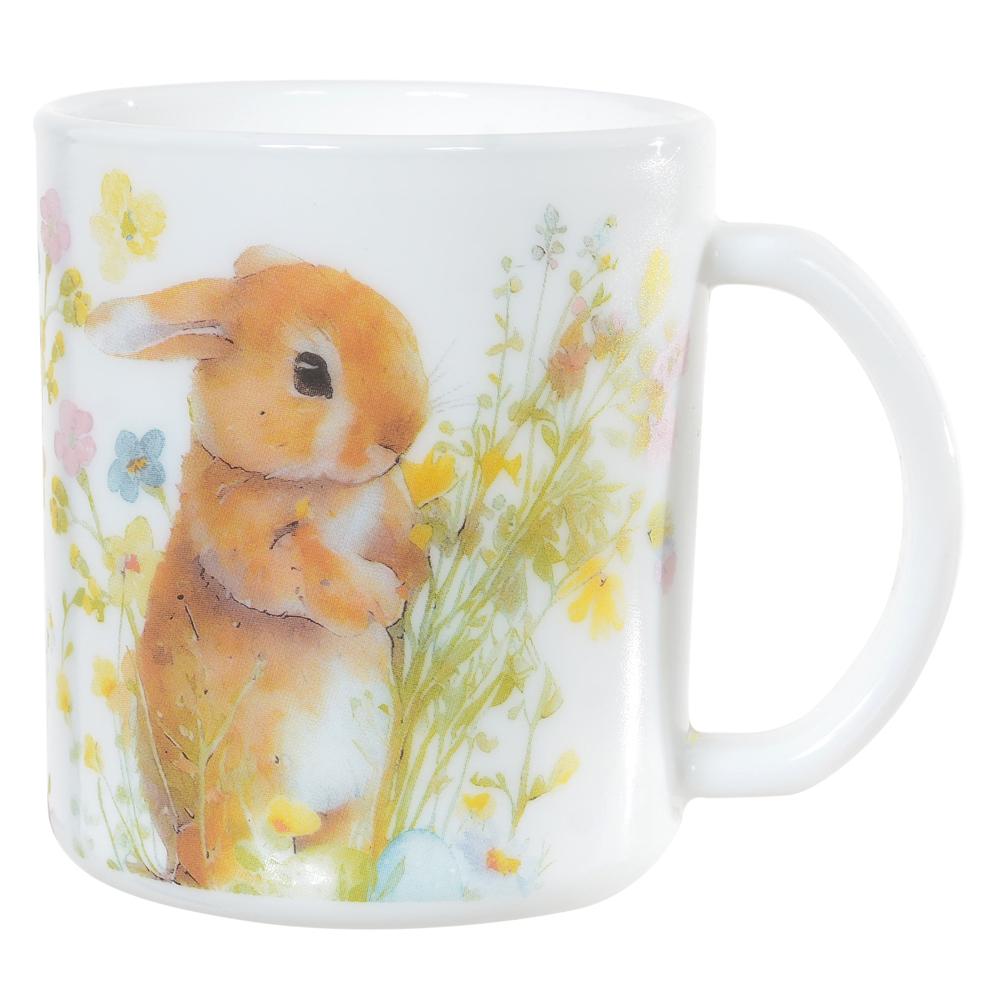 CANECA VIDRO OPALINO (COLORIDO) 9,4cm