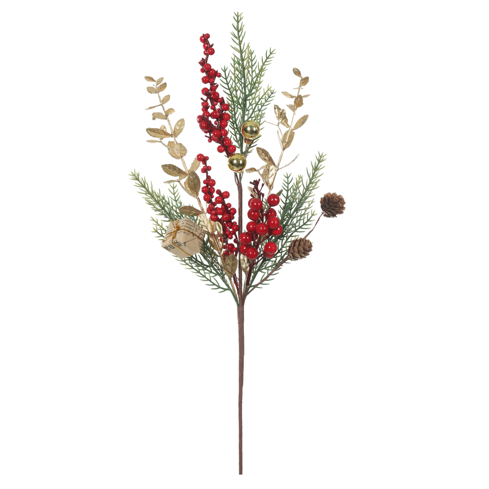 H.BERRY NATAL C/PINHA (VERMELHO) 55cm