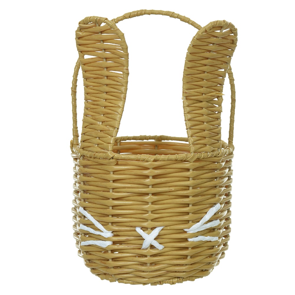 CESTO DECORATIVO (MARROM BRANCO) 26cm