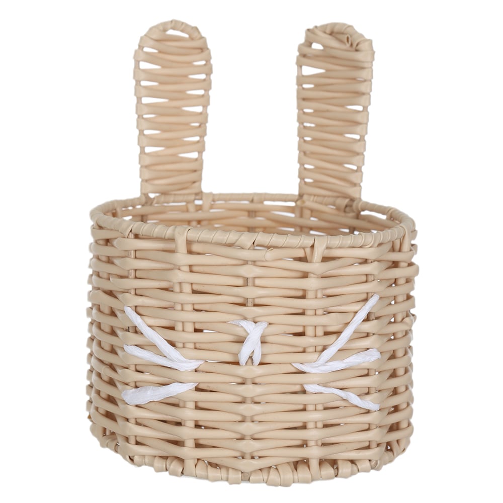 CESTO DECORATIVO (BEGE BRANCO) 18cm