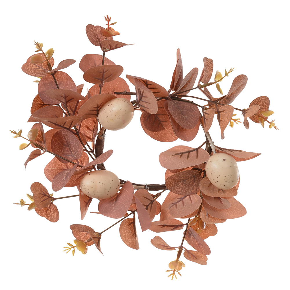 GALHO PORTA VELAS (LARANJA OUTONO) 25cm