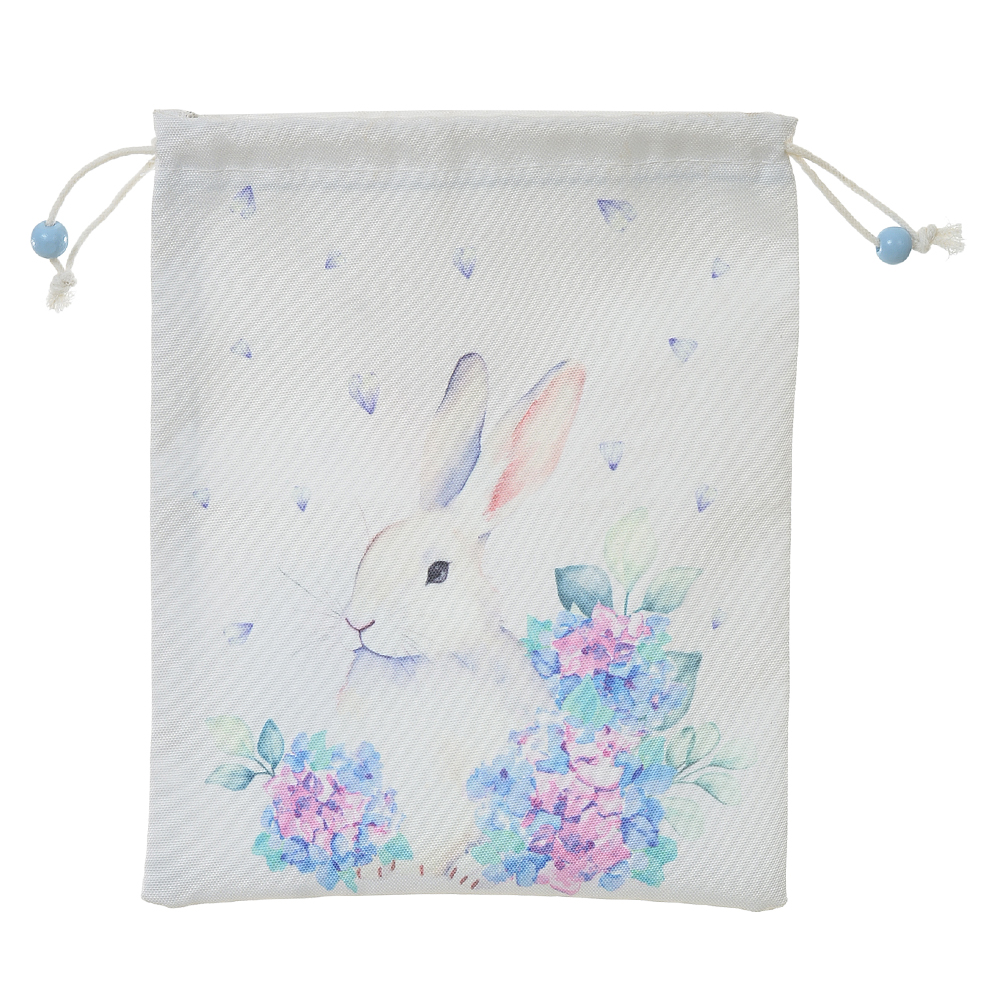 EMBALAGEM TECIDO (BRANCO LILAS) 22X18cm