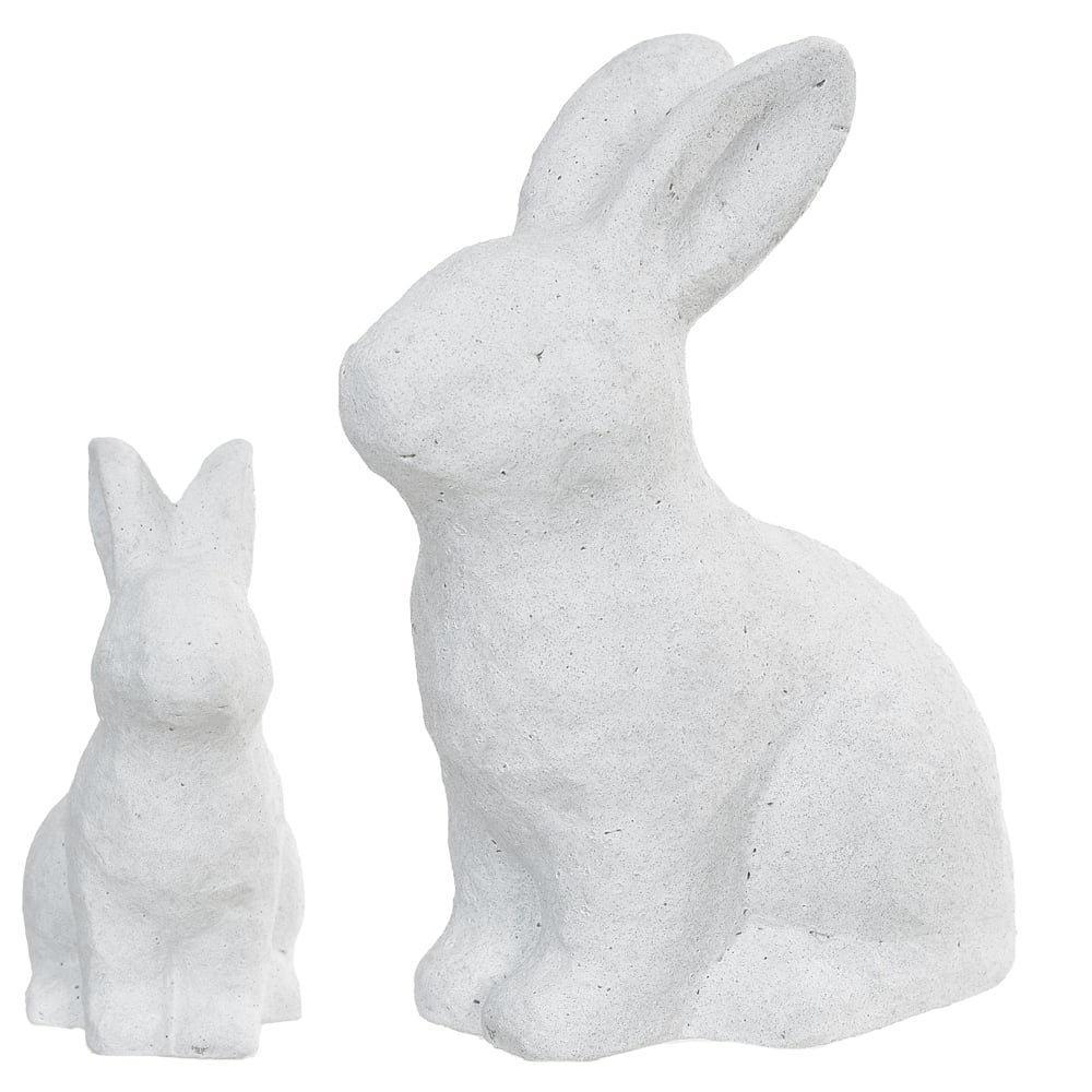OBJETO DECORATIVO COELHO (BRANCO) 20cm