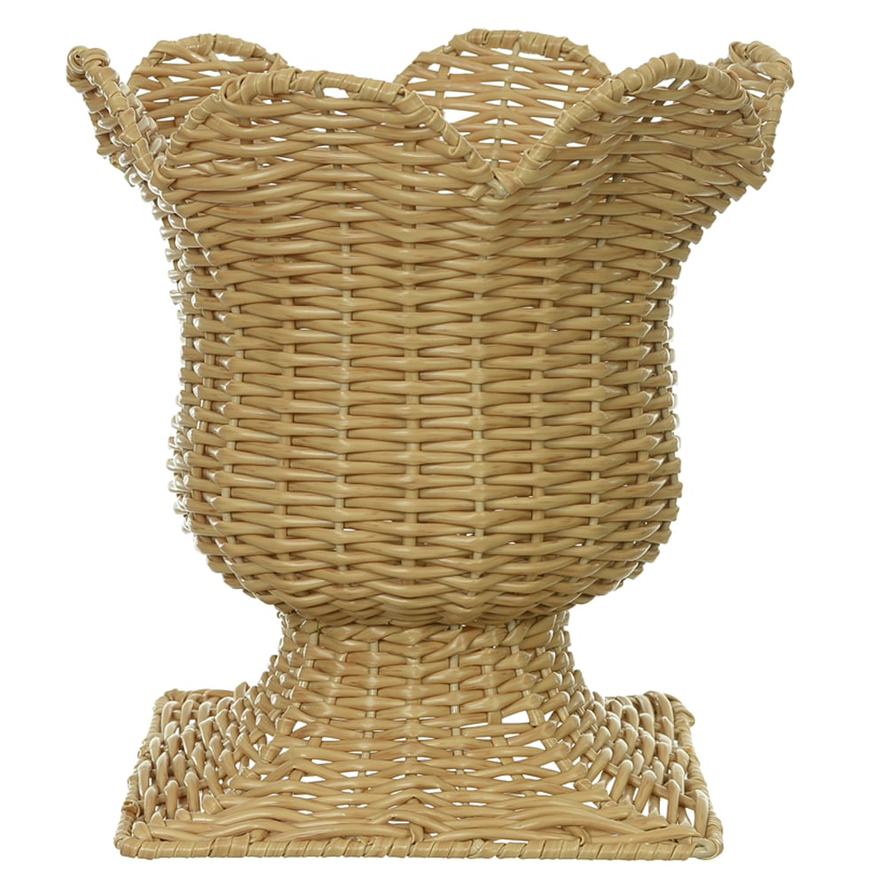 PASCOA VASO DECORATIVO (BEGE) 22,5X22,5X24cm