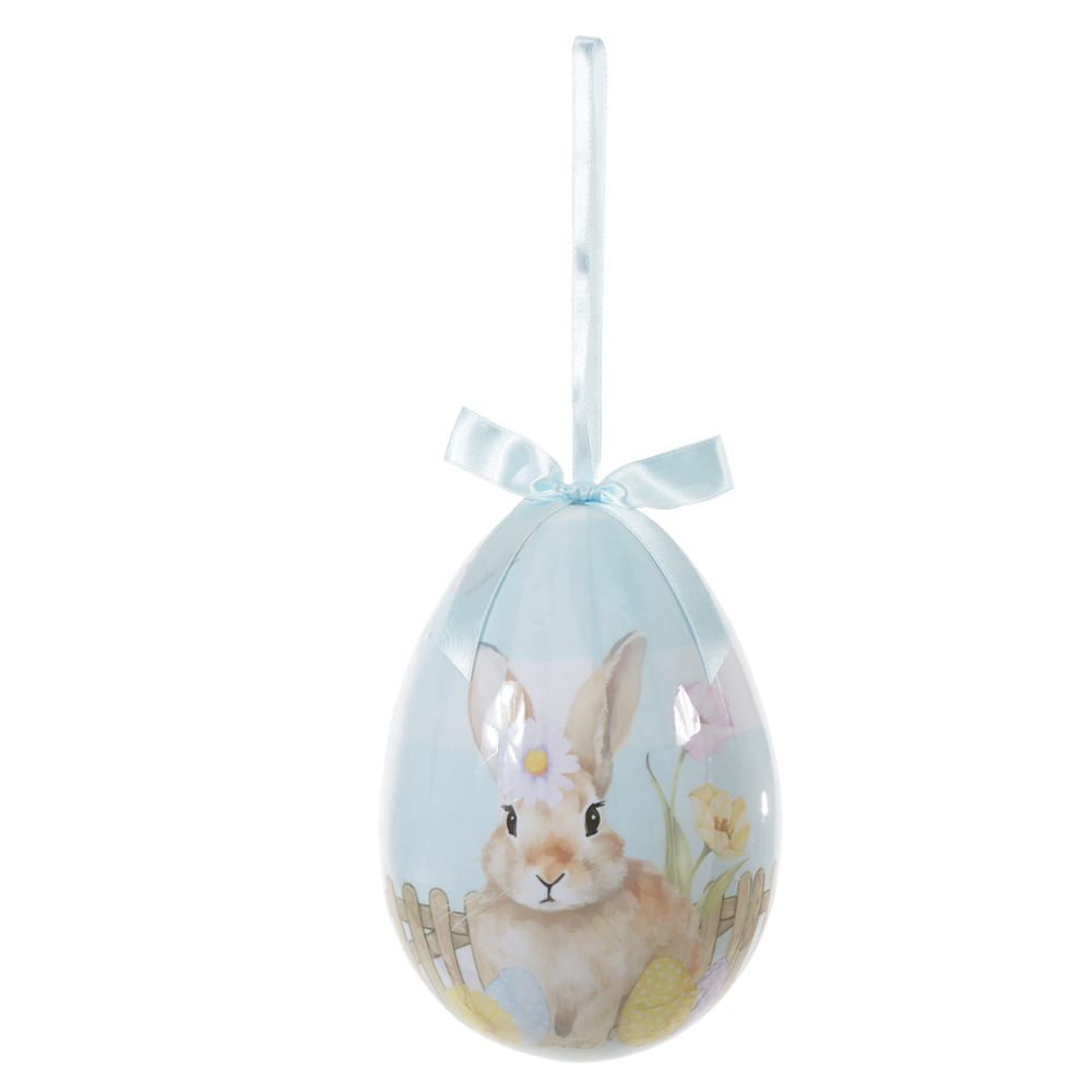 PASCOA ENFEITE OVO (COLORIDO) 20cm