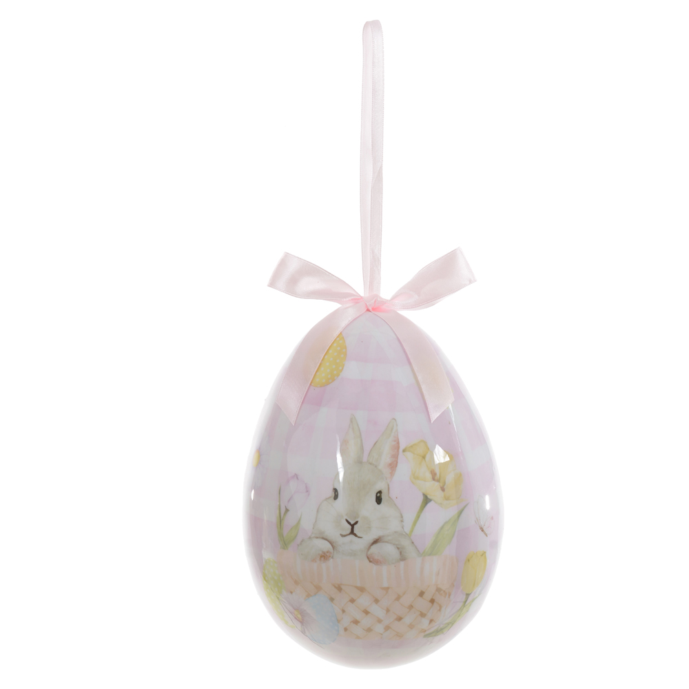 PASCOA ENFEITE OVO (COLORIDO) 20cm