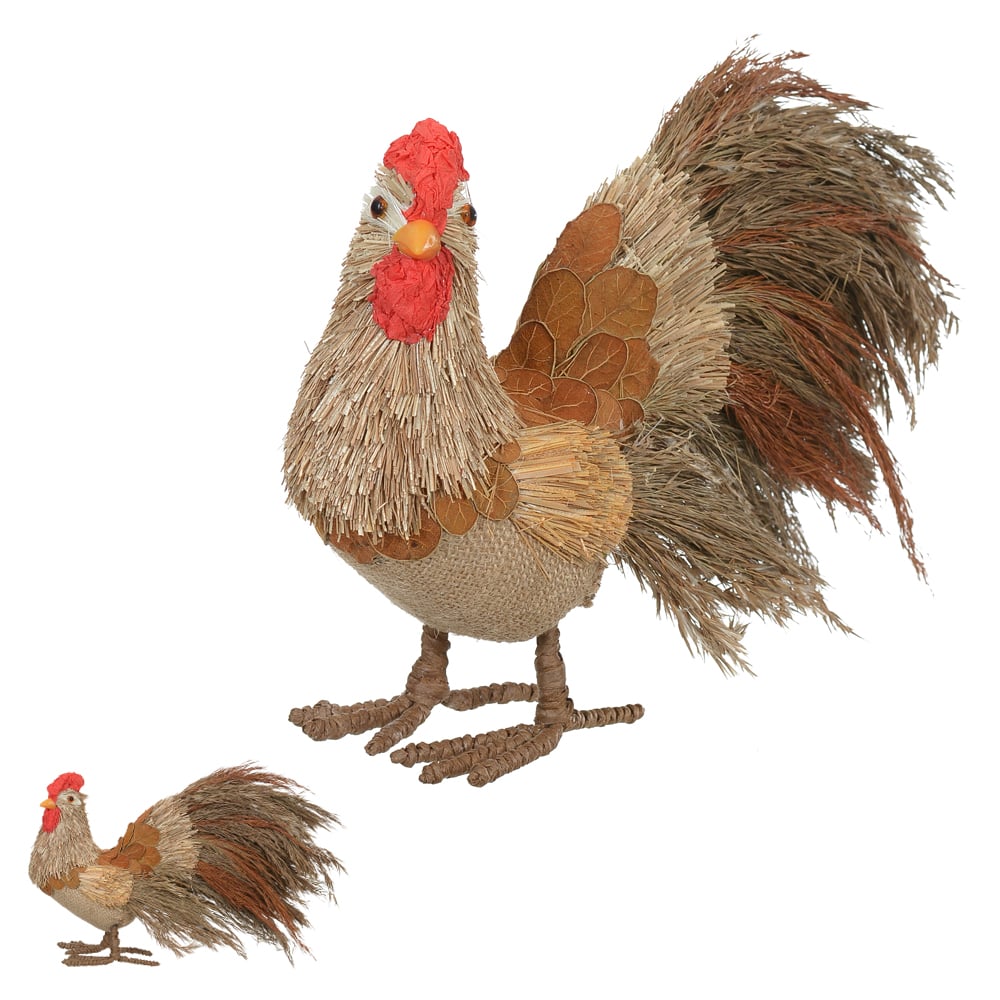 GALO PALHA (BEGE VERMELHO) 21cm