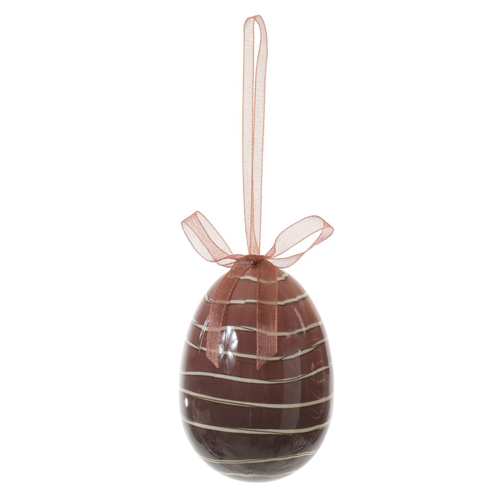 PASCOA ENFEITE OVO C/2 UND (COLORIDO) 7,5cm