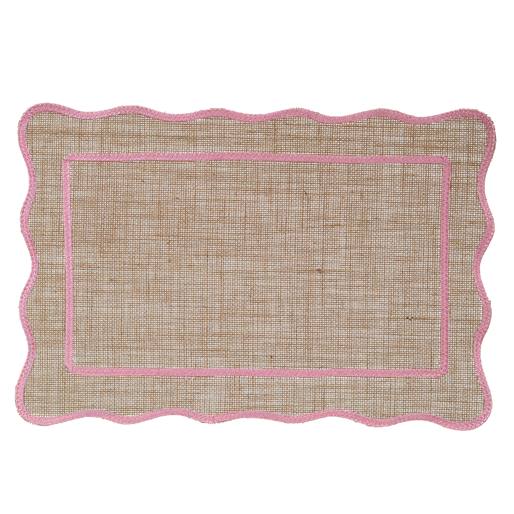 LUGAR AMERICANO (ROSA BEGE) 45X30cm