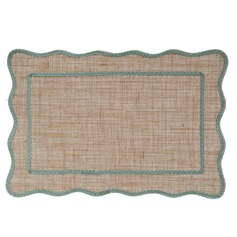 LUGAR AMERICANO (VERDE MENTA BEGE) 45X30cm