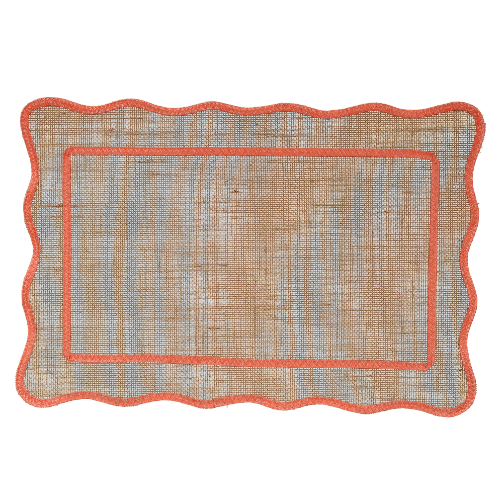 LUGAR AMERICANO (LARANJA BEGE) 45X30cm