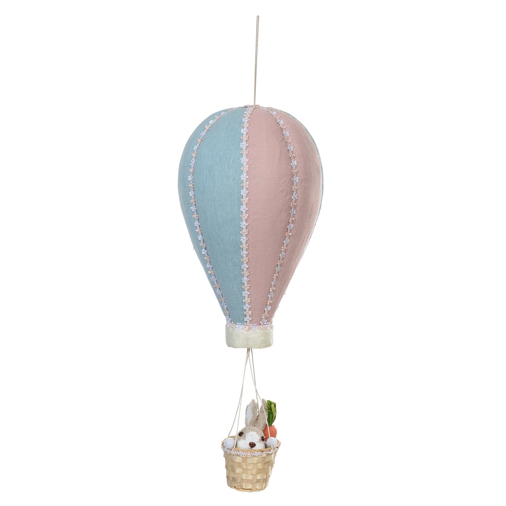 BALAO CESTO PENDURAR (ROSA AZUL) 73cm