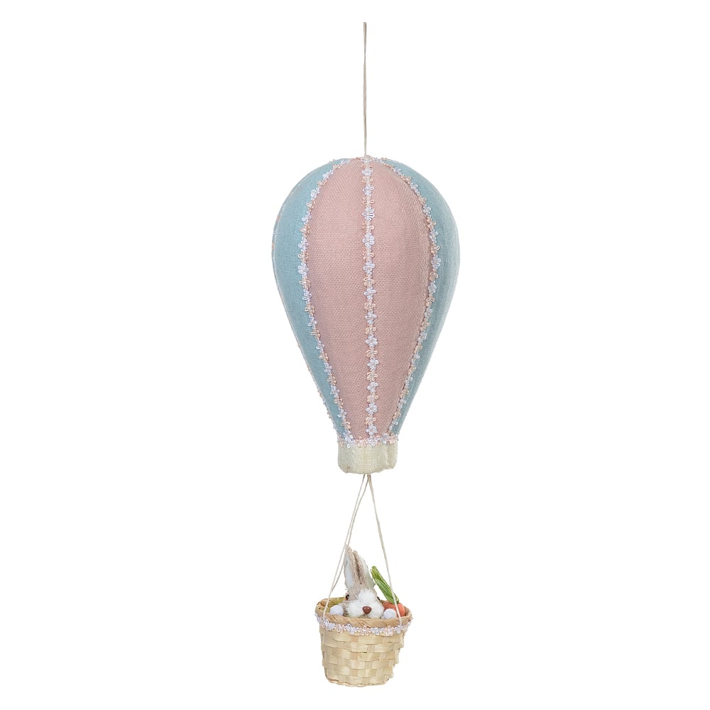 BALAO CESTO PENDURAR (ROSA AZUL) 62cm