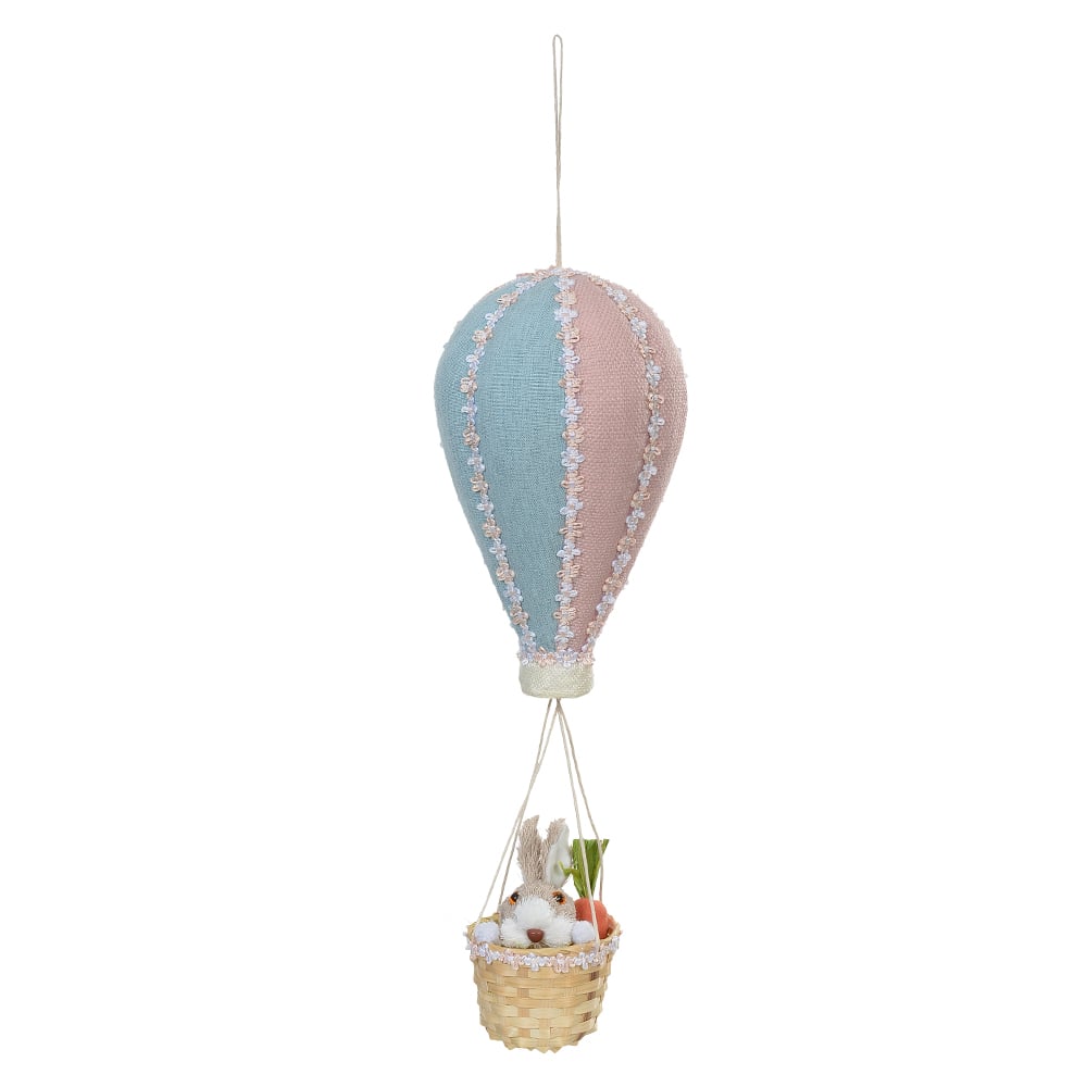 BALAO CESTO PENDURAR (ROSA AZUL) 46cm