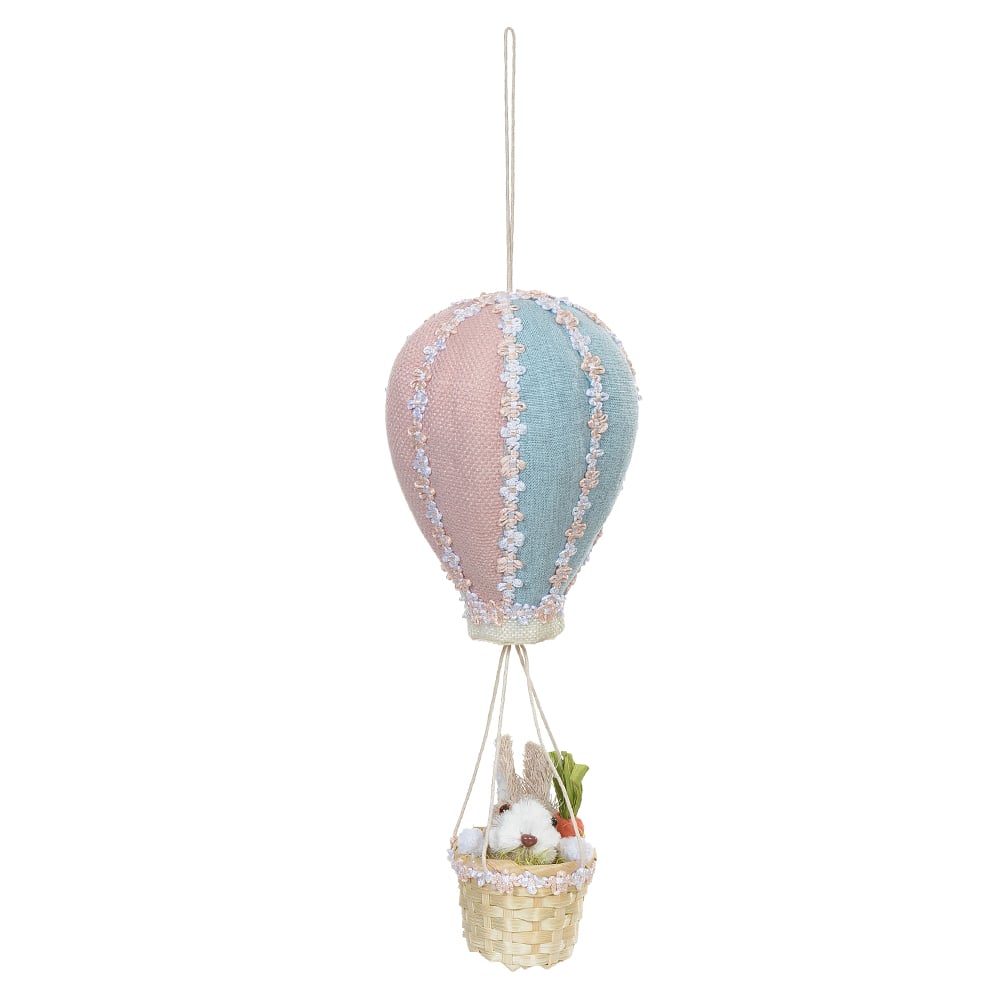 BALAO CESTO PENDURAR (ROSA AZUL) 36cm