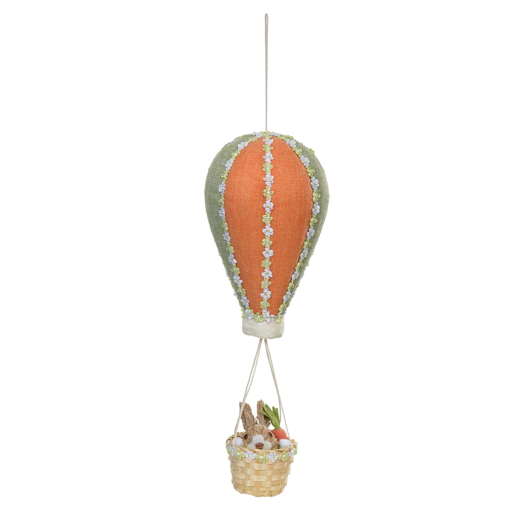 BALAO CESTO PENDURAR (VERDE LARANJA) 36cm