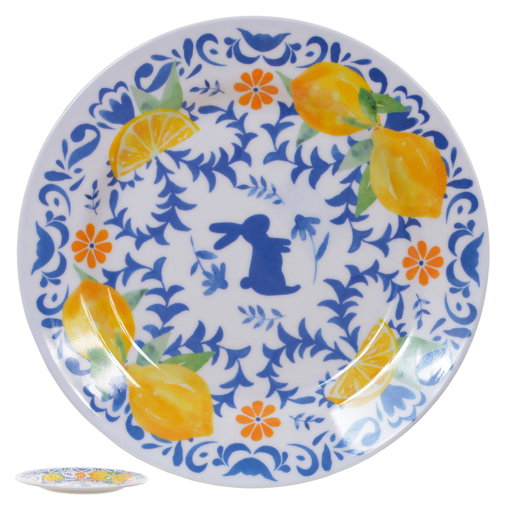 PRATO RASO MELAMINA (COLORIDO) 27,8D