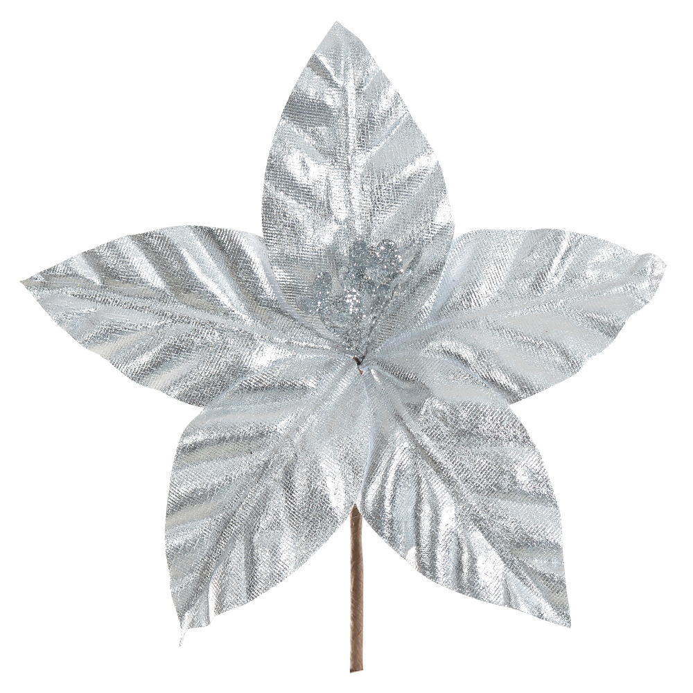 H.BICO PAPAGAIO NATAL (PRATA) 12cm