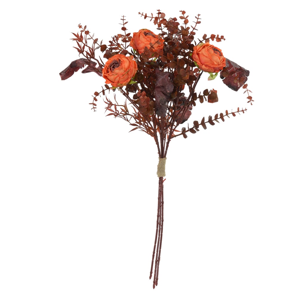 B.ROSA RAMALHETE C/FITA X3 (OCRE OUTONO) 60cm