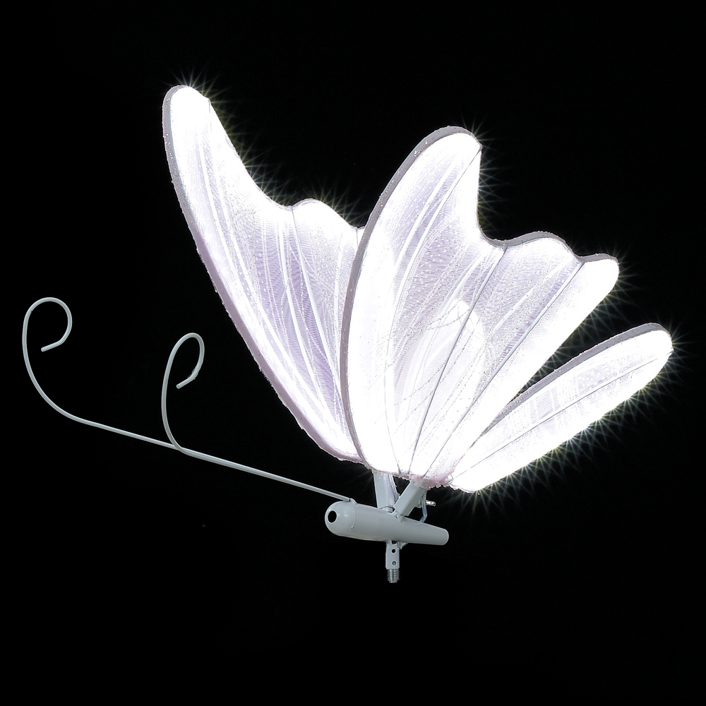 BORBOLETA LED (ROSA) 60cm