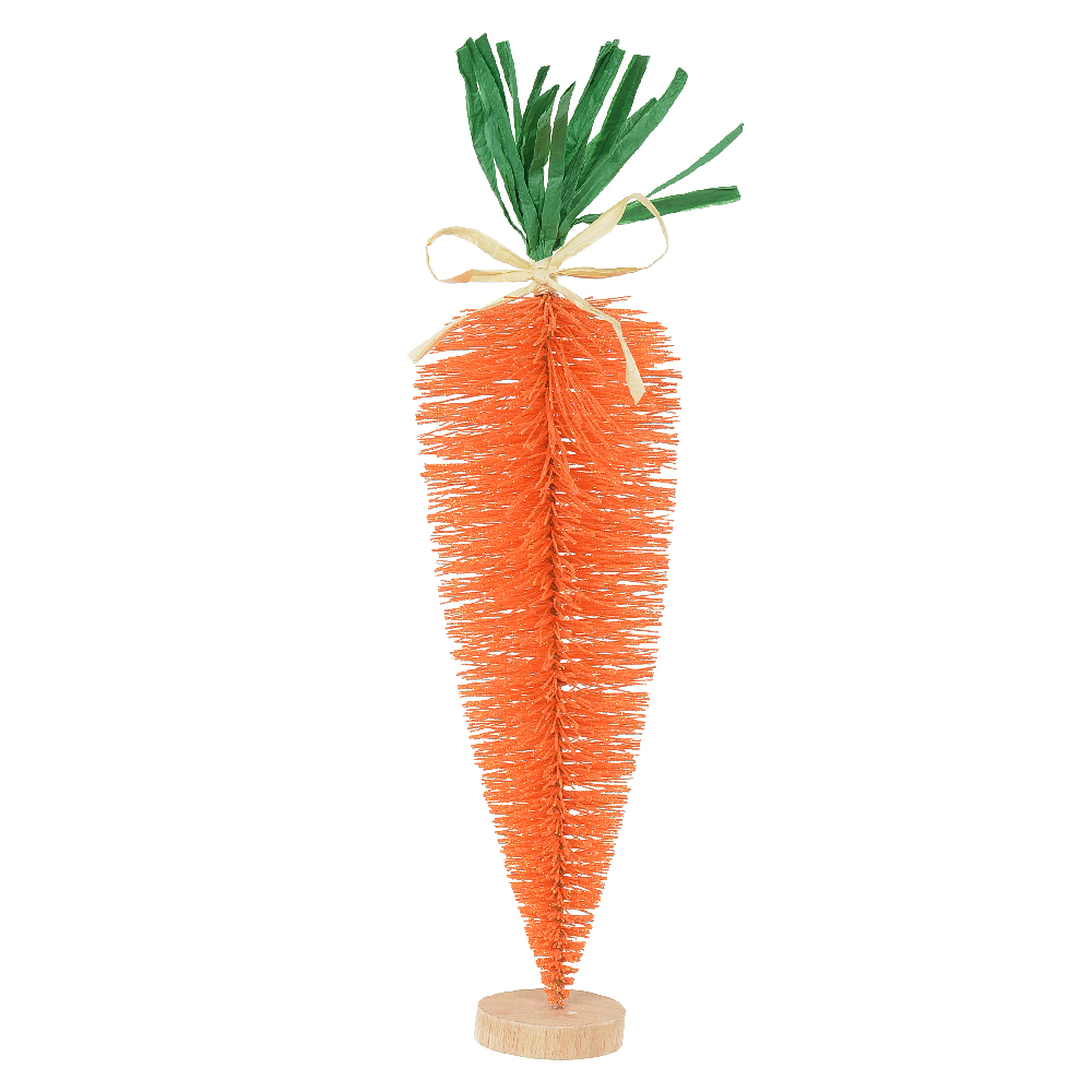 CENOURA  DECORATIVA C/BASE 40cm (LARANJA)