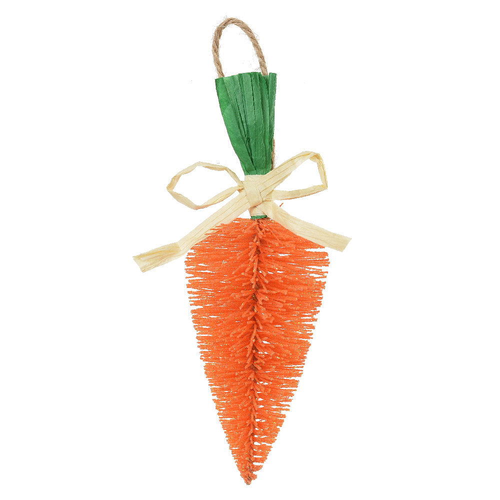 CENOURA DECORATIVA PENDURAR (LARANJA) 19cm