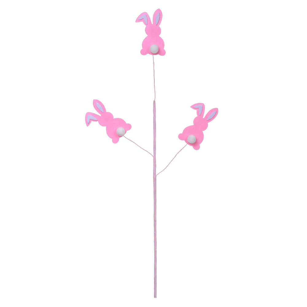 GALHO COELHO 3X (ROSA) 64cm