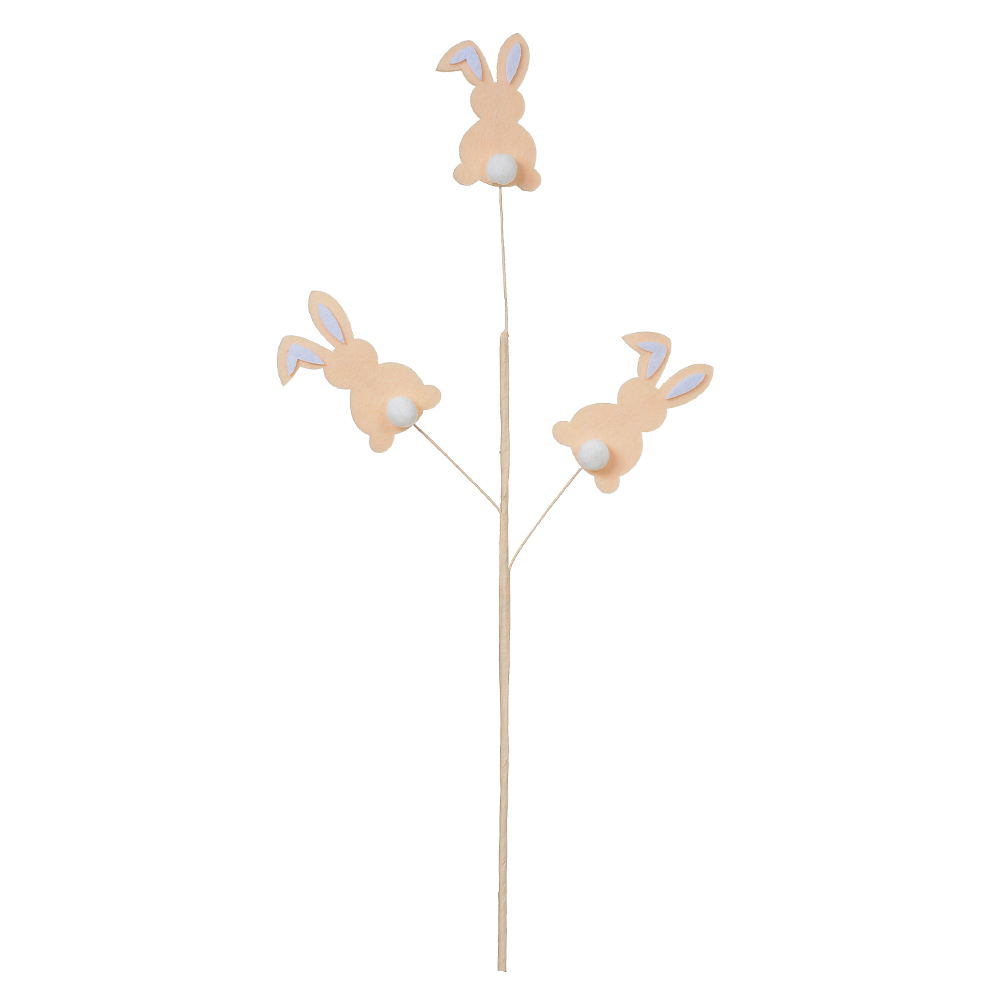 GALHO COELHO 3X (BEGE) 64cm