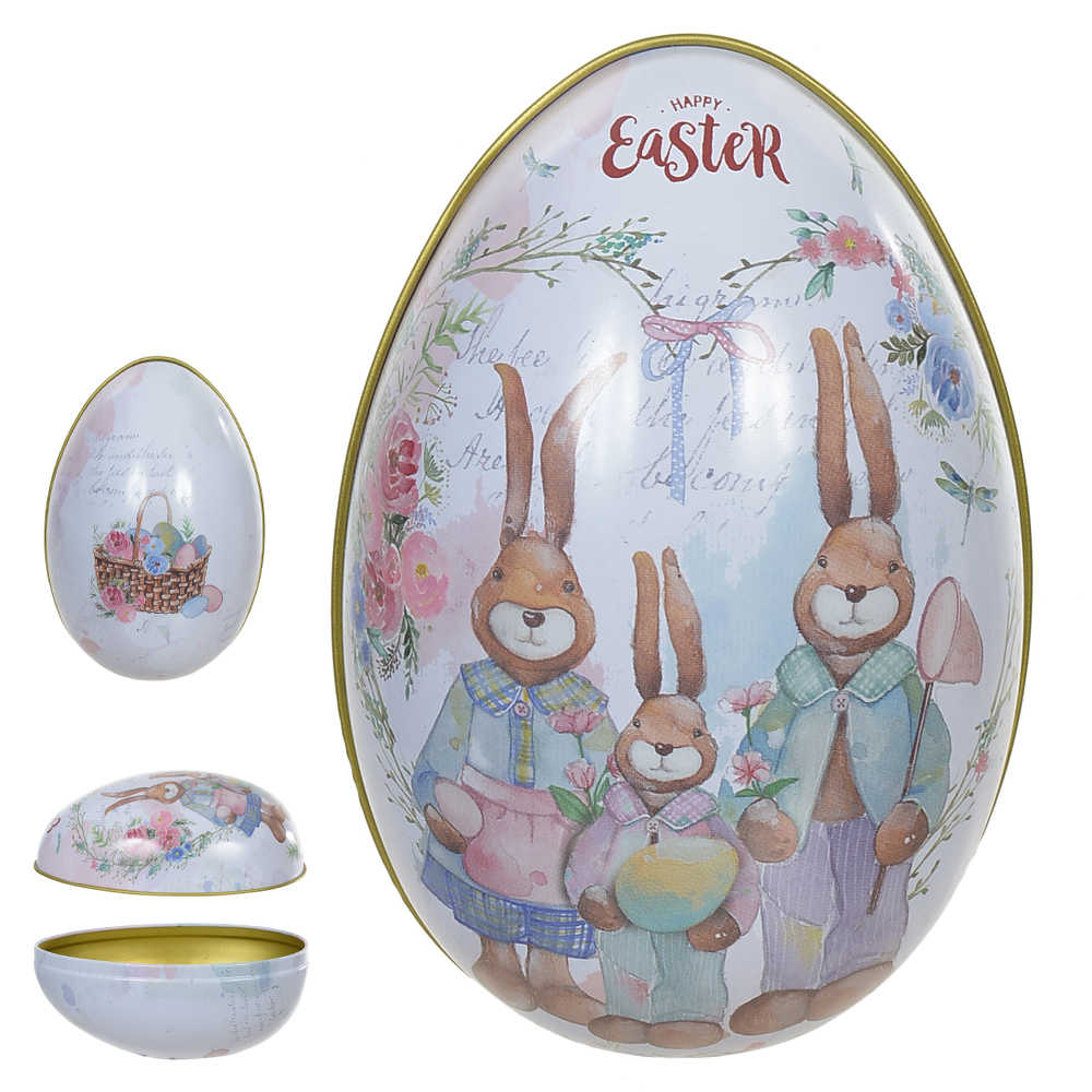 LATA DECORATIVA OVO (COLORIDO) 11cm