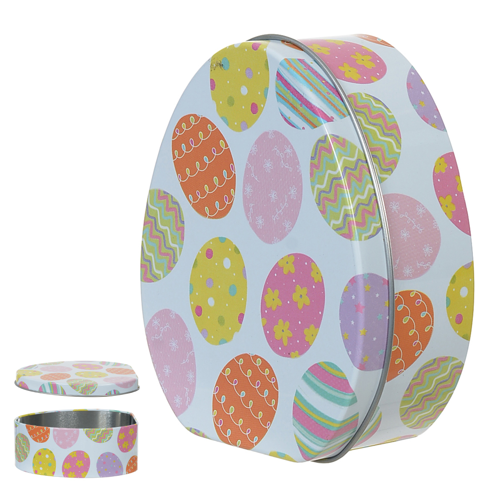 LATA DECORATIVA OVO (COLORIDO) 11,4cm